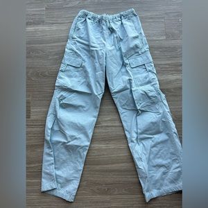 Zara light blue cargos